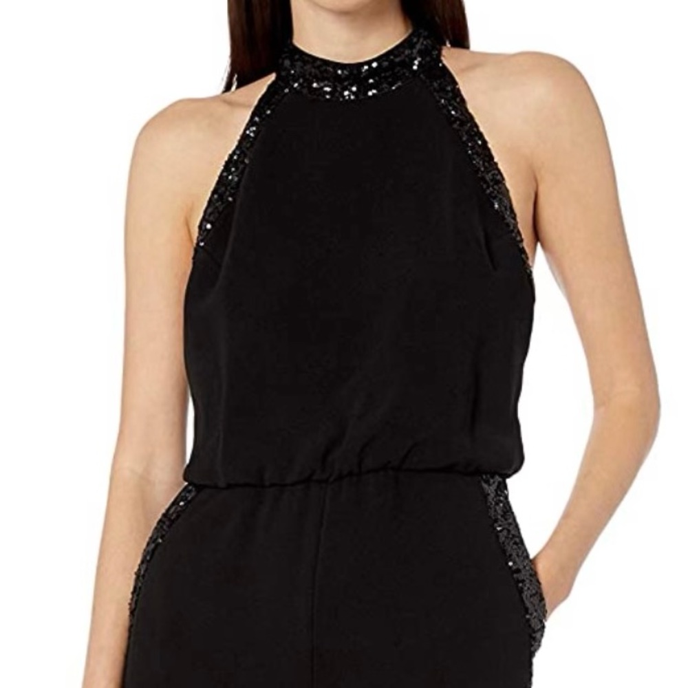 Rachel Zoe black Lou jumpsuit as 6 NWT